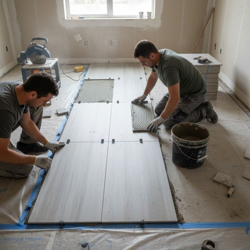 Ceramic Floor Replacement